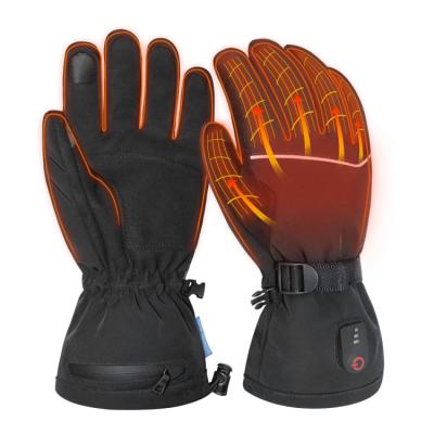 China Hand Warmer Improved Heated Gloves For Women Mens Electric Arthritis Ski Motorcycle Snow Mitten Glove for sale