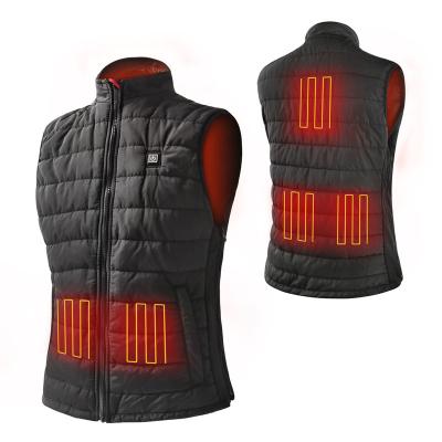 China 5V USB Rechargeable Battery Heating Windproof Hunting Far Infrared Fleece Padded Knit Sweater Heating Vest for sale