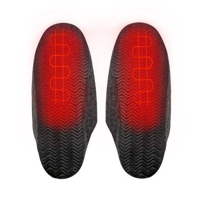 China Winter Fashion Anti-slip Custom Indoor Electric Battery Operated Women Footmuff Warm Ladies Heated Slippers for sale