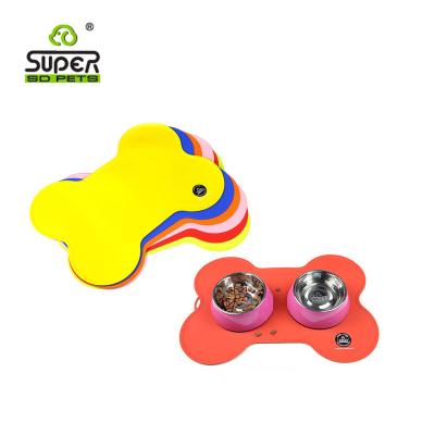 China Super Viable Design Silicone Dog Cat Food Feeding Mat for sale