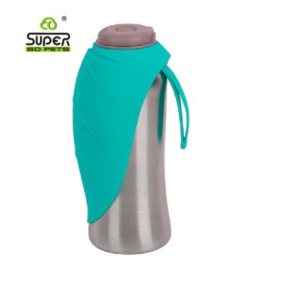 China Super Design Sustainable New BPA Logo Stainless Steel Water Bottles Custom Made Free With Silicone Sheet for sale