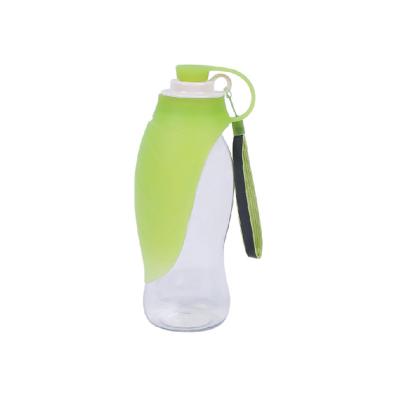 China Factory direct sale viable for dog water bottle silicone LEAF portable pet bottles collapsible bottle for sale