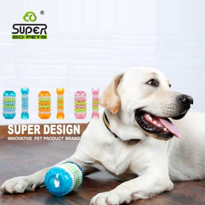 China Super Viable Bite Rubber Molar Tooth Toys Molar Clean Dog Mouth Toys Rubber Dog Teeth Grinding Pet Cleaning Toys for sale