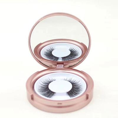 China Wholesale Natural Long Double 3D Russian Silk Mink False Eyelashes Natural Volume Eye Lashes Premium Synthetic False for sale