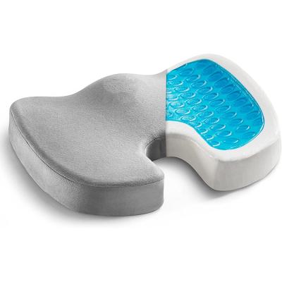 China Memory U Shape Gel Expanded Cushion Non Slip Orthopedic Gel Memory Foam Cushion Gel Pad for sale