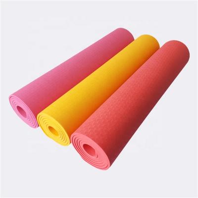 China Yoga Exercises 183 X 61 X 0.6CM Printing Tape Custom UV Printing Tape Single Layer Yoga Mate Eco Friendly With Yoga Poses for sale