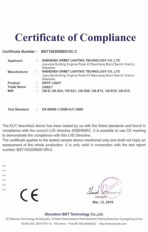 CE-SMD led spots - Shenzhen Orbet Light Technology Co.,Ltd