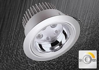 China Commercial 10W 40° Recessed LED Downlight 60Hz , 3000K Ceiling Downlight for sale