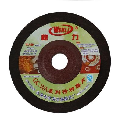 China Polished metal 4 inch cutting disc, cutting wheel for stainless steel/metal granite grinding wheel for sale