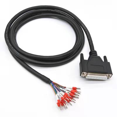 China 15 Pin Electronic Extension Cable DB Connector Flat Cable 1.4 DB Male Cable for sale