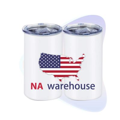 China Viable USA Warehouse 12 Ounce Wine Tumblers Double Wall Stainless Steel Blanks Sublimation Tumbler Free Shipping for sale