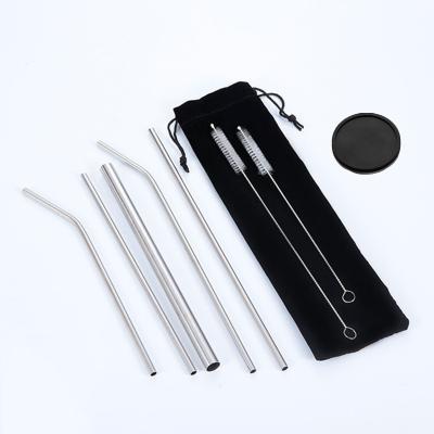 China Sustainable Food Grade Approved Stainless Steel Straws Reusable Metal Drinking Straws for sale