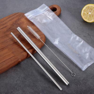 China Sustainable High Quality Reusable Food Grade Stainless Steel Metal Drinking Straws for sale