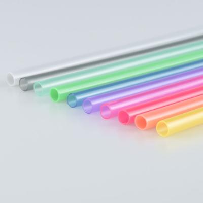 China Sustainable USA Warehouse Stocked Party Bar 10.43 Inch Color Drinking Straws Disposable Plastic Straws for sale