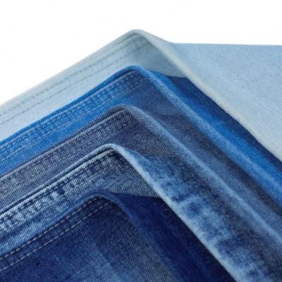 China Supplier K189 High Quality Textile Craft Shrink-Resistant Jeans With Blue Washed Stretch Denim Fabric for sale