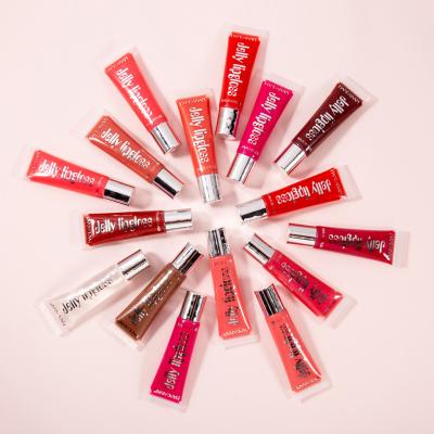 China Candy Waterproof Mint Flavor Lip Gloss Base Vendor Packaging Tubes Lip Gloss Dropping Custom Private Label for sale