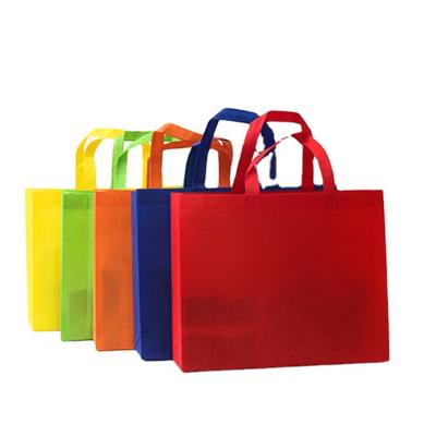 China Large Reusable Custom Made Durable Grocery pp Tote Bags Reusable Shopping Bags Non Woven Wine Gift With Logos for sale