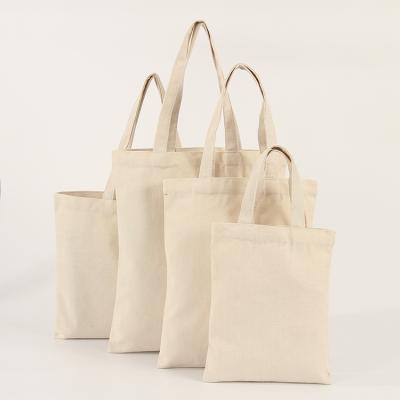 China Eco-Friendly Logo Various Size Recycle Grocery Cheap Custom Shopping Cotton Tote Shoulder Canvas Bag For Packaging Women for sale