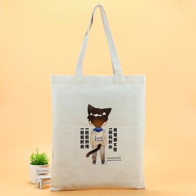 China Eco Friendly Reusable Large Canvas Custom Tote Bags With Printed Logo Cotton Canvas Shopping Gorcery Bag for sale