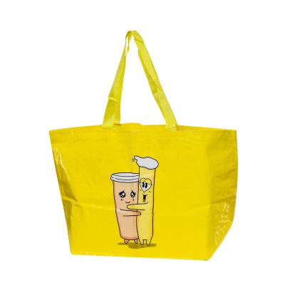 China China 2021 Reusable PP Woven Bag Hot Press Polypropylene Non Woven Bag Bopp Laminated PP Woven Bag for sale