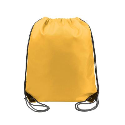 China LOGO Waterproof Drawstring Bag Customized Reusable, Nylon Drawstring Pouch for sale