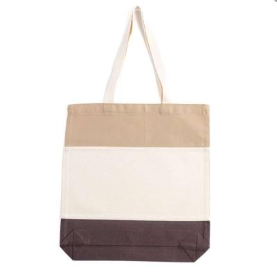 China Large New Fashion Portable Shopping Bag Custom Eco-Friendly Cotton Canvas Tote Bag for sale