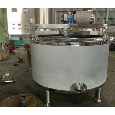 China Small stainless steel cheese viscous liquid vat for sale 100L-3000L for sale