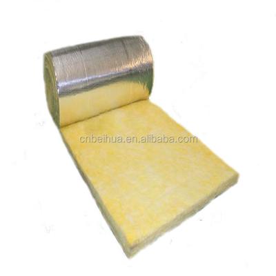 China 410â „ ƒ Thermal Glass Wool Blanket / Glass Wool Insulation Building Material for sale