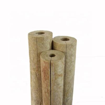 China High Quality Basalt Rock Wool With Aluminum Foil Steel Pipe Jacket For Heat Steam Pipe Insulation for sale