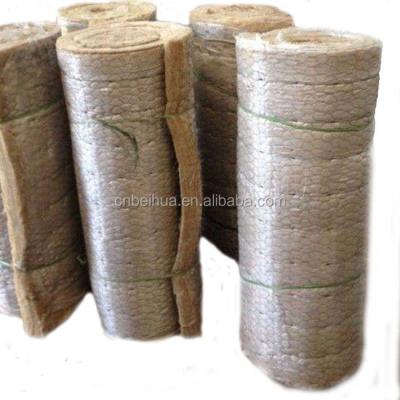 China High Quality Basalt Slag Wool Insulation Rock Wool Insulation Blanket Wire Mesh for sale