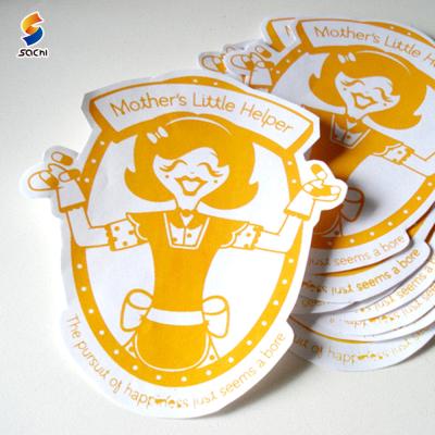 China Custom Waterproof+Eco-friendly Vinyl Logo Stickers Die Cut PVC Car Sticker Decals Printed for sale