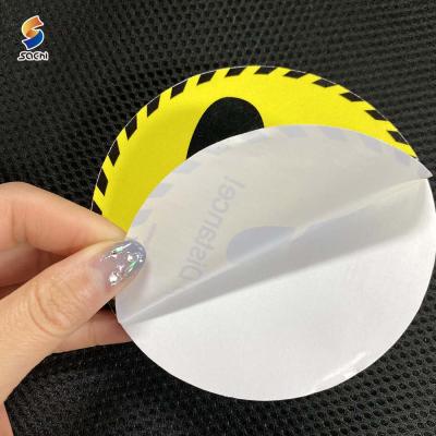 China Weather Resistant Waterproof Self Adhesive PVC Label Vinyl Sticker Printing Custom Logo Die Cut Custom Sticker for sale