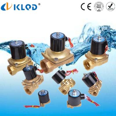 China General made in 110V 220V 12V 24V oil air water direct acting brass china popular type solenoid valve for sale