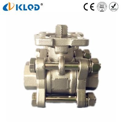 China DN15 General Size SS304 SS316 Material Pneumatic Electric Ball Valve Body for sale