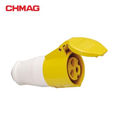 China Industrial Male Female Receptacle 110V 2P+E 16A/32A Plug for sale