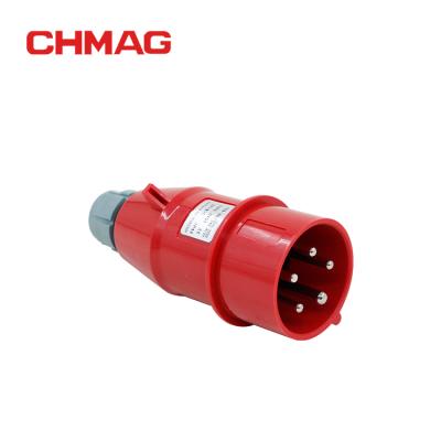 China High quality cheap industrial 220-380/240-415V 16A/32A 5pin 0151 0251 5 pin electrical outlet power socket for sale