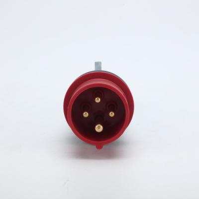 China Ieccee Industrial Male Female Socket PA 16A 32A 380-415V 4Pin IP44 Nylon Industrial Male Plug for sale