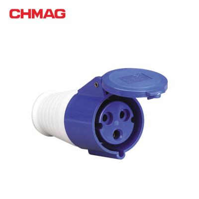 China Chmag 213 223 16A 32A 220-240v 3 Pin Industrial Hot Selling Waterproof Industrial Connector for sale