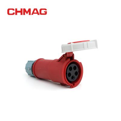 China ieccee ip67 400v 32amp 5 pin industrial CHMAG connector 16A 32A 5P 2152 for sale