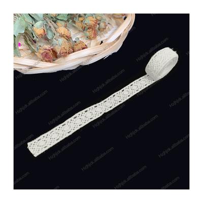 China Viable Diy Clothes Accessories Sewing Gold Lace Trim 4cm Wide High Quality Braided Lace Ribbon White Trim for sale