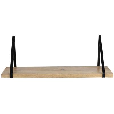 China Factory Wall Shelf Minimalist Wholesale Rack Storage Industrial Wooden Wall Shelf Decor for sale