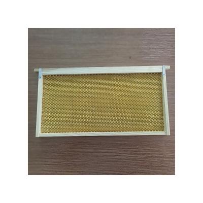 China Nunnery Farms Hive Box Bee Frames Hive Frame With Beeswax Base for sale