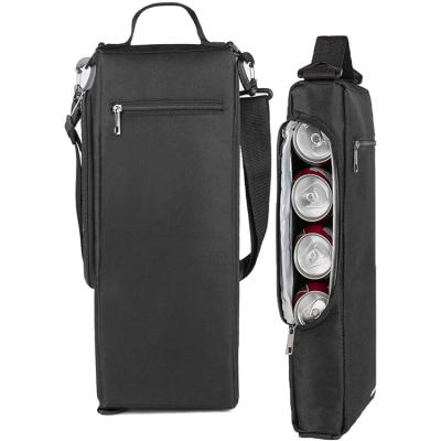 China Waterproof Custom Golf 6 Box Cooler Bag 2 Bottle Wine Cooler Wine Beer Shoulder Bag Insulated for sale