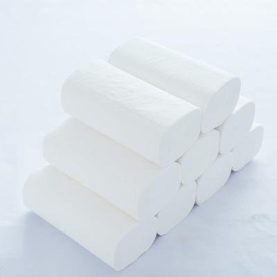 China Wood Pulp Eco OEM Toilet Paper Tissue Roll High Quality Sanitary Dissolving Soft White Flower Customized GSM Layer Packing Wood Pulp Color for sale