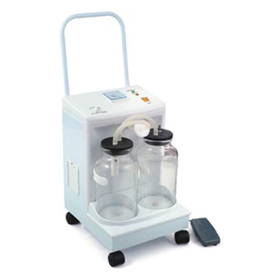 China Hot Selling Bottles Suction Machine Double Suction Pump Apparatus Medical Electric Aspirator Suction Trolley Unit Machine Vacuum Suction Pot for sale