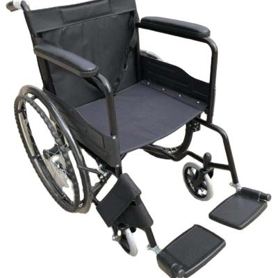 China 2020 Hot Sale Stainless Steel Manual Wheelchair Promotional Prices Safer Wide Wheelchair for sale