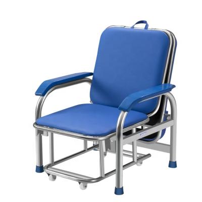 China Contemporary Medical Stainless Steel Hospital Furniture Transfusion Chair Blood Collection Phlebotomy Chair For Patient Used for sale