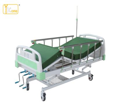 China 3 Piece Function Room Cheap Price ICU Hospital Bed Electric Manual Hospital Bed Medical Bed For Patient for sale