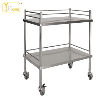 China Contemporary Chinese Manufacture Hospital Stainless Steel Medical Instrument Trolley For Hot-sale for sale