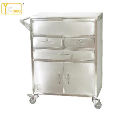 China Contemporary Fully Welded Cart - 2 Shelf Working Stainless Steel Instrument Cart for sale